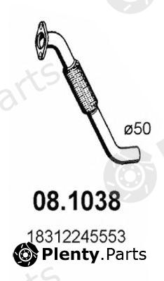  ASSO part 08.1038 (081038) Exhaust Pipe