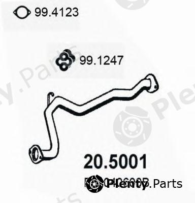  ASSO part 20.5001 (205001) Exhaust Pipe