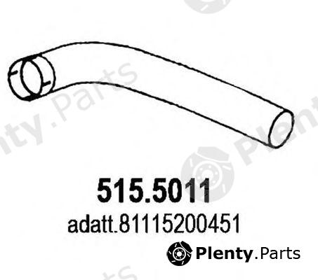  ASSO part 515.5011 (5155011) Exhaust Pipe