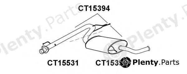  VENEPORTE part CT15394 End Silencer