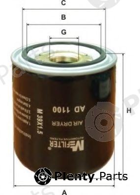  MFILTER part AD1100 Air Dryer Cartridge, compressed-air system