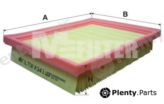  MFILTER part K343 Air Filter