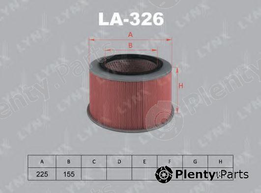  LYNXauto part LA326 Air Filter