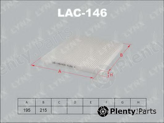  LYNXauto part LAC146 Filter, interior air