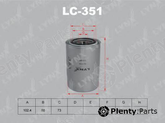  LYNXauto part LC351 Oil Filter
