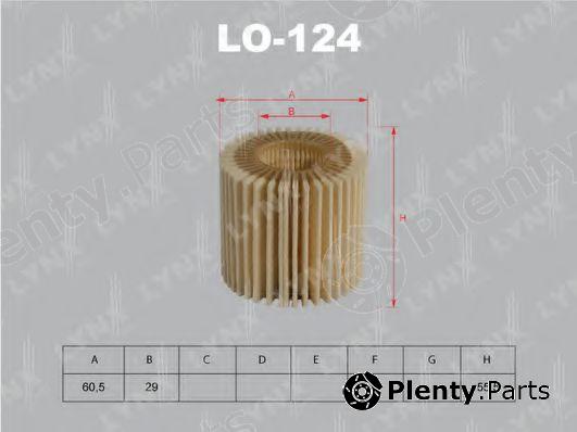  LYNXauto part LO124 Oil Filter