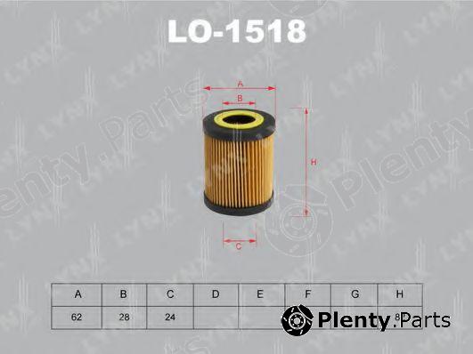  LYNXauto part LO1518 Oil Filter