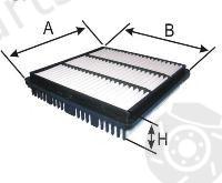  GOODWILL part AG519 Air Filter