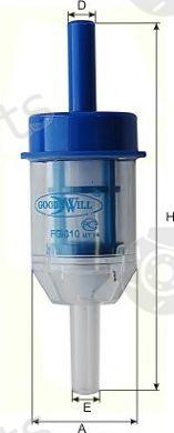  GOODWILL part FG010 Fuel filter