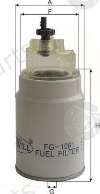  GOODWILL part FG1061 Fuel filter