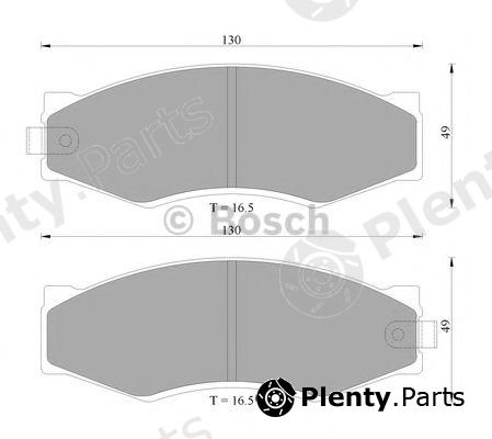  BOSCH part 0986AB2005 Brake Pad Set, disc brake