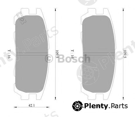  BOSCH part 0986AB2235 Brake Pad Set, disc brake