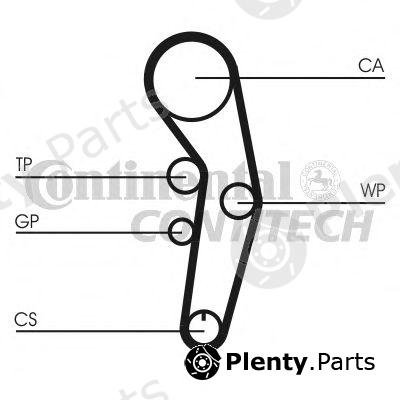  CONTITECH part CT1090 Timing Belt