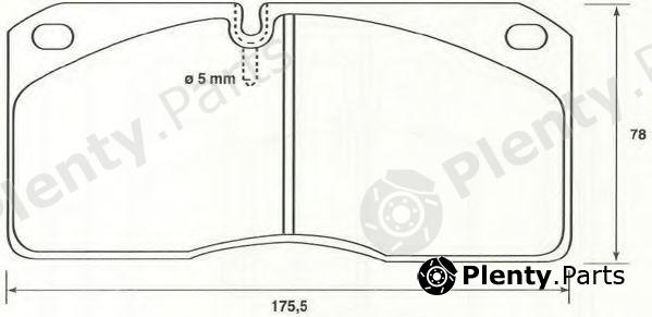  JURID part 2906709560 Brake Pad Set, disc brake