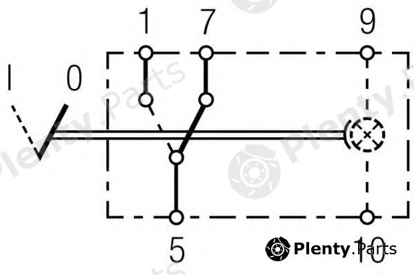  HELLA part 6FH007832-081 (6FH007832081) Switch