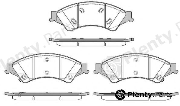 REMSA part 1524.02 (152402) Brake Pad Set, disc brake