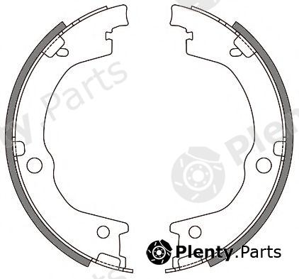  REMSA part 4644.00 (464400) Brake Shoe Set, parking brake