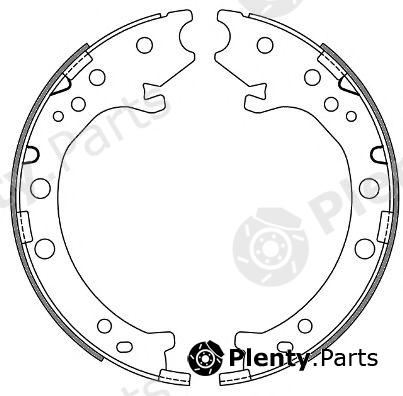  REMSA part 4667.00 (466700) Brake Shoe Set, parking brake