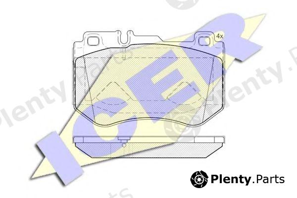  ICER part 182197 Brake Pad Set, disc brake