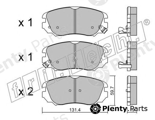  fri.tech. part 858.0 (8580) Brake Pad Set, disc brake