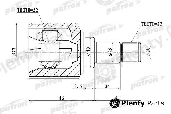  PATRON part PCV1071 Joint Kit, drive shaft
