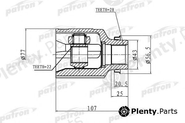  PATRON part PCV1172 Joint Kit, drive shaft