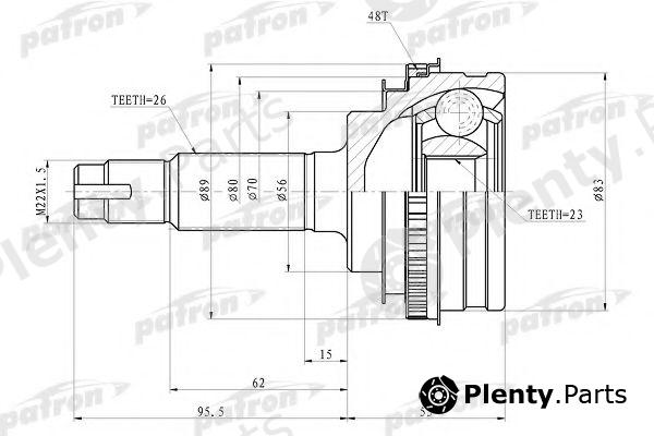  PATRON part PCV4006 Joint Kit, drive shaft