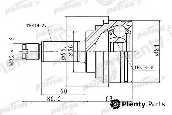  PATRON part PCV1260 Joint Kit, drive shaft