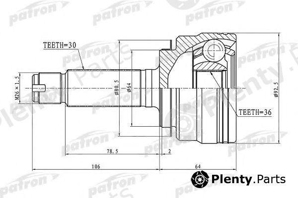  PATRON part PCV1289 Joint Kit, drive shaft