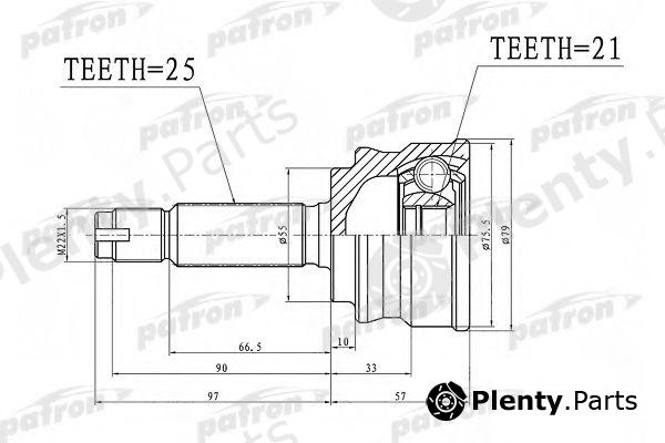  PATRON part PCV1386 Joint Kit, drive shaft