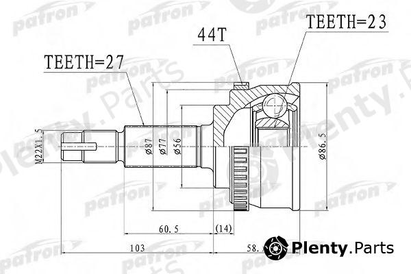  PATRON part PCV1415 Joint Kit, drive shaft