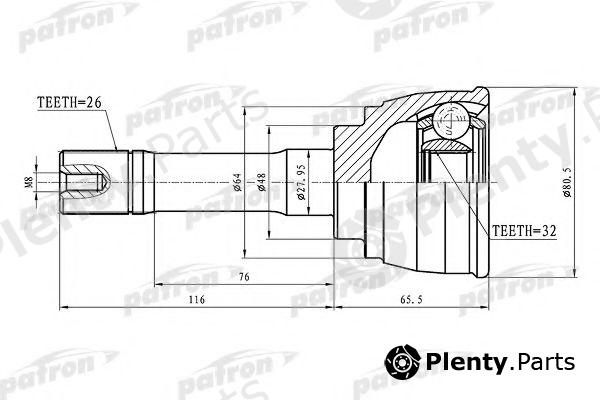  PATRON part PCV1425 Joint Kit, drive shaft