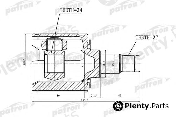  PATRON part PCV1454 Joint Kit, drive shaft
