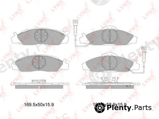 LYNXauto part BD-7001 (BD7001) Brake Pad Set, disc brake