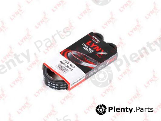  LYNXauto part 6PK0843 V-Ribbed Belts