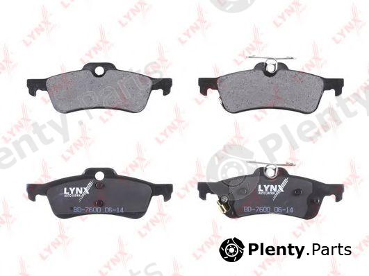  LYNXauto part BD-7600 (BD7600) Brake Pad Set, disc brake