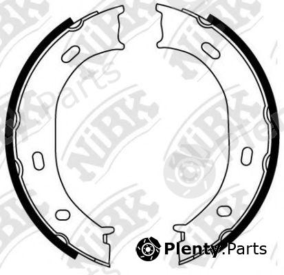  NiBK part FN0572 Brake Shoe Set, parking brake