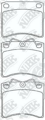  NiBK part PN0278 Brake Pad Set, disc brake