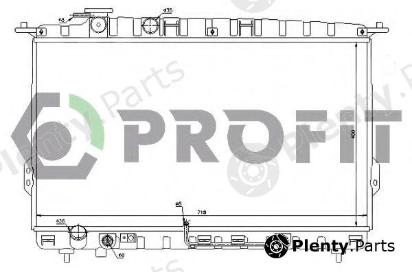  PROFIT part PR1807A2 Radiator, engine cooling