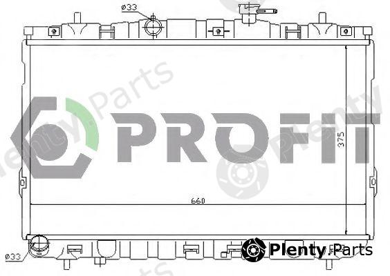  PROFIT part PR1806A1 Radiator, engine cooling