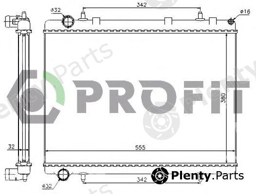  PROFIT part PR0523A1 Radiator, engine cooling