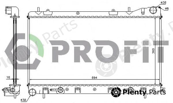  PROFIT part PR3032A1 Radiator, engine cooling