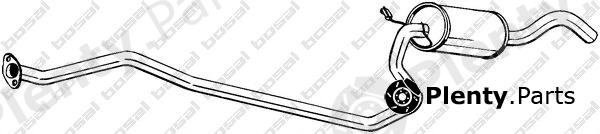  BOSAL part 286-775 (286775) Middle Silencer