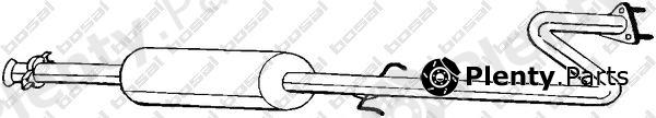  BOSAL part 282-185 (282185) Middle Silencer