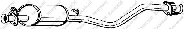  BOSAL part 282-855 (282855) Middle Silencer