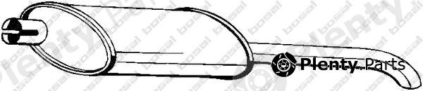  BOSAL part 185-395 (185395) End Silencer