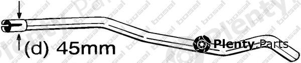  BOSAL part 889-443 (889443) Repair Pipe, catalytic converter