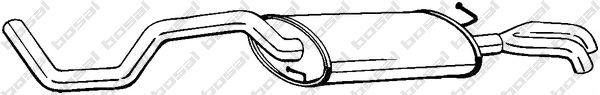  BOSAL part 283-513 (283513) End Silencer