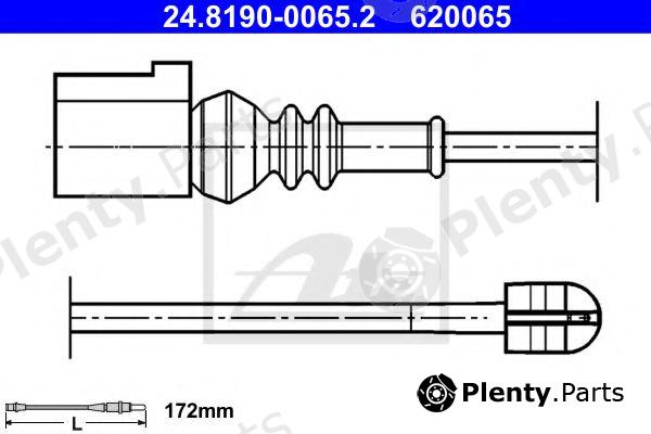  ATE part 24.8190-0065.2 (24819000652) Warning Contact, brake pad wear