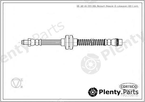  CORTECO part 19035818 Brake Hose